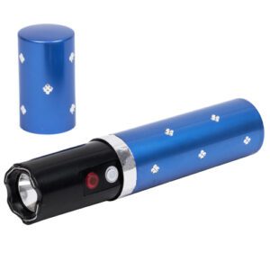 Ручной фонарь электрошокер 1202 Blue